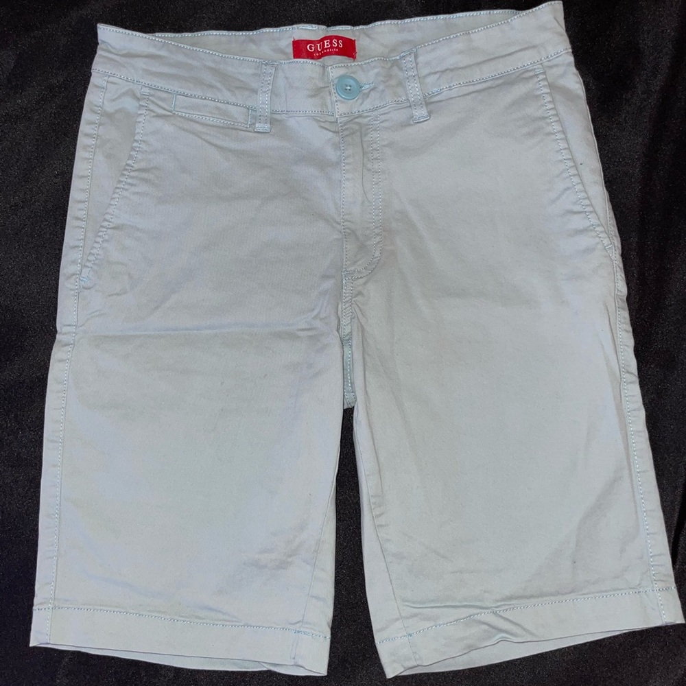 MENS GUESS SHORTS IN COLOR BLUE